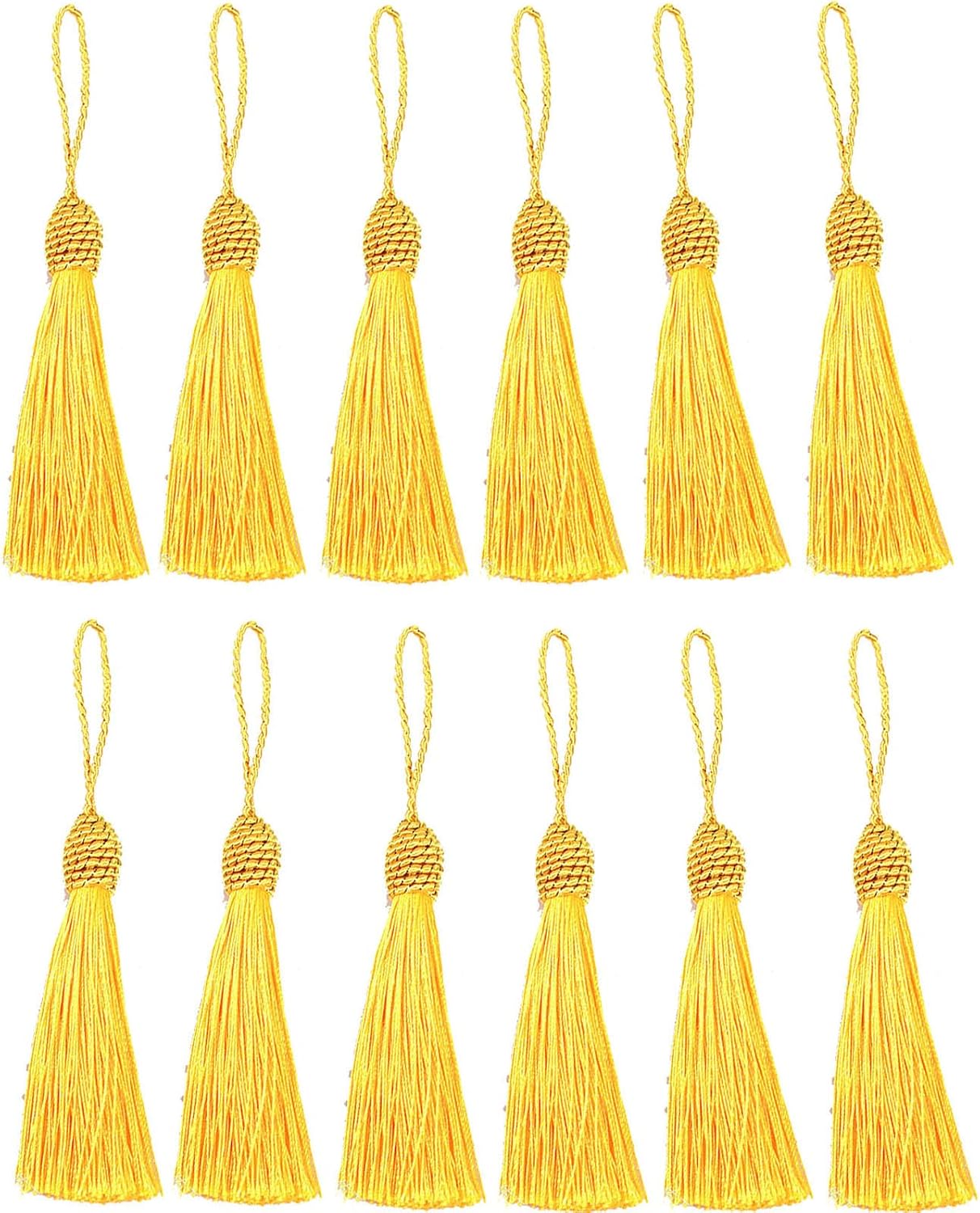 20pcs 5.5Inch Craft Tassels Handmade Polyester Filament Embellishments for Keychain Earring Jewelry Making, Souvenir, Graduation,Clothing Sewing,Gift Tag DIY Craft Projects. (Military Green 1)