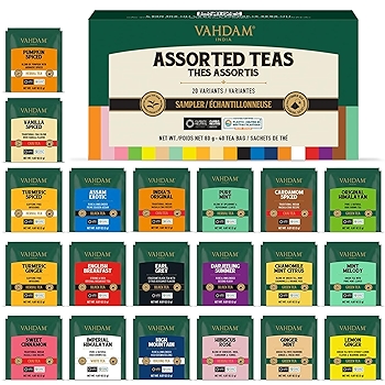 VAHDAM Assorted Tea Sampler Gift Set for Tea Lovers