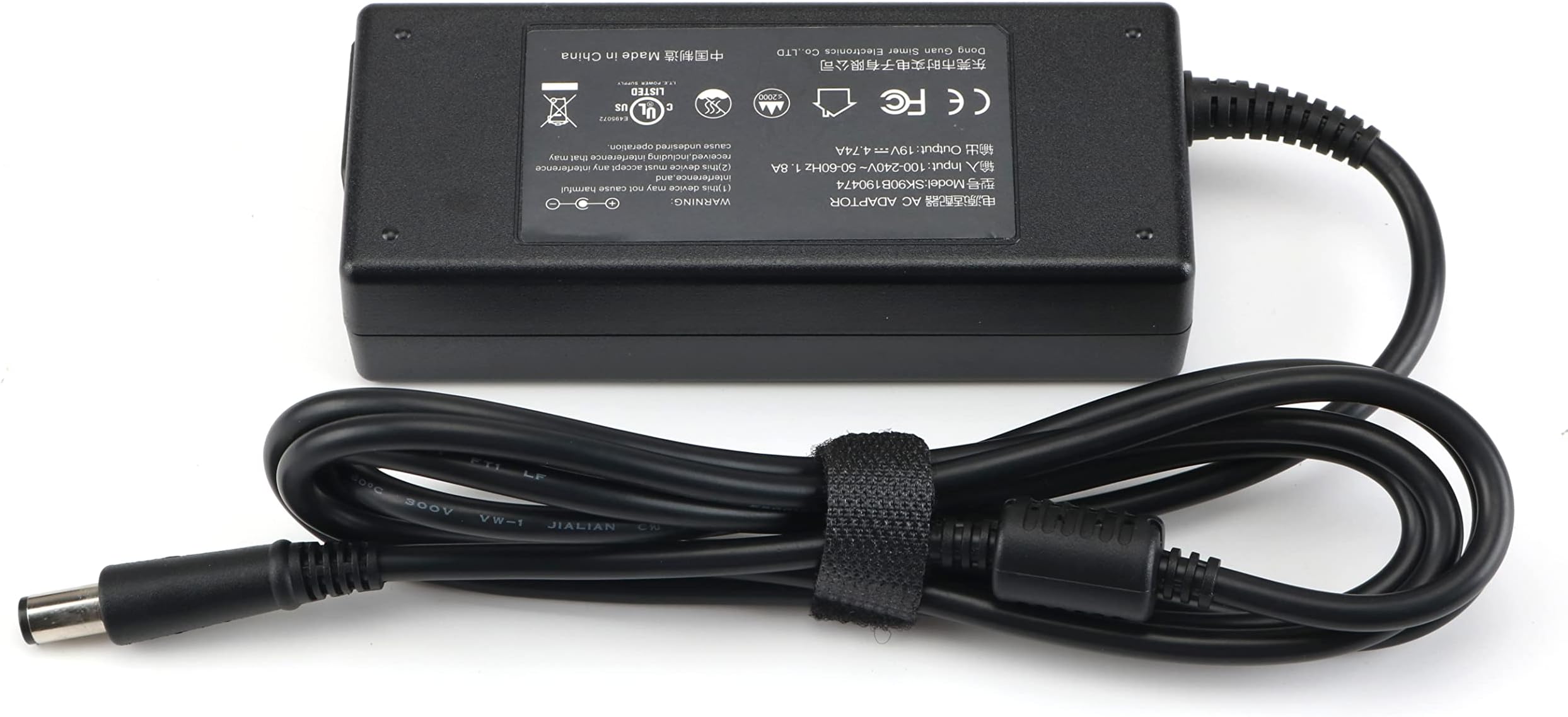 90W AC Adapter Laptop Charger Compatible for HP Elitebook 8470p 8460p 8440p 8460w 8560w 8560p 8570p 8570w 8770w 2760p 2560p 2540p Notebook PC Folio 9470m 9480m Ultrabook Laptop Power Supply Cord Plug