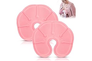 Breastfeeding Ice Packs Reusable: Healthelife Gel Breast Therapy Packs