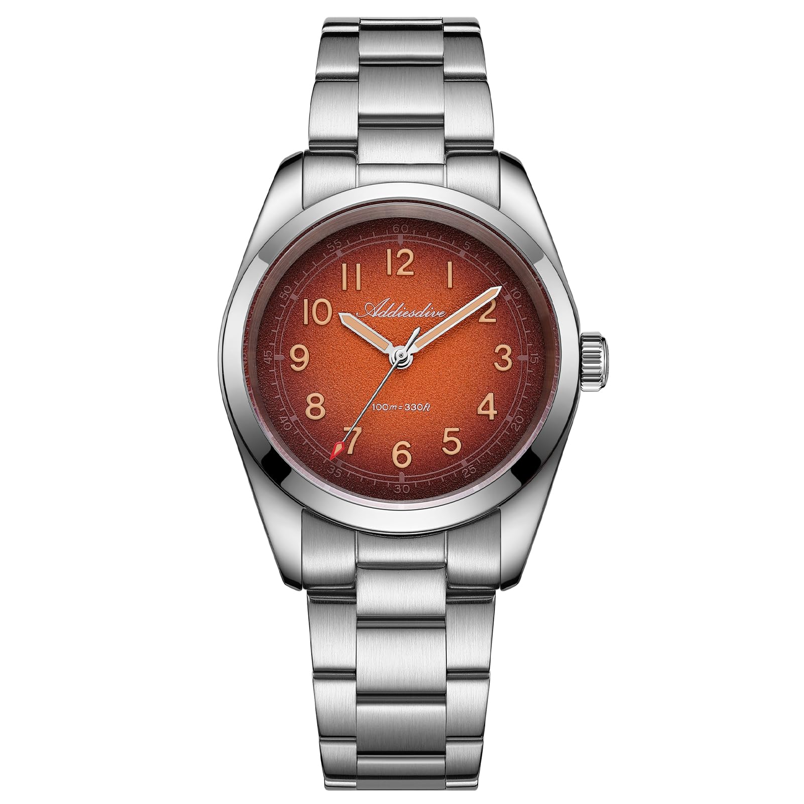 ADDIESDIVE 36MM Dress Men Watches 10MM Slim Sapphire Waterproof Easy Reader | Arabic Nume…