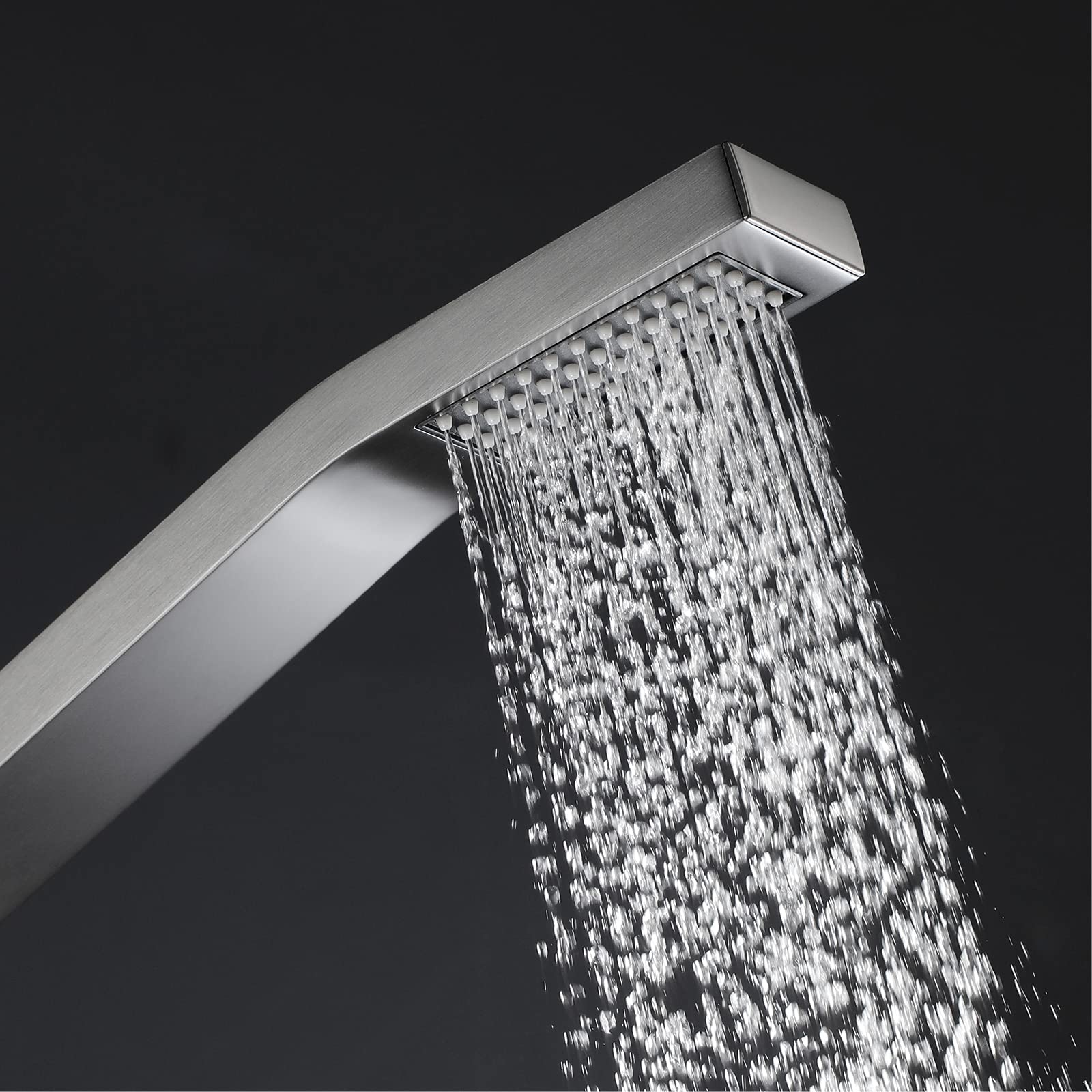 Alcachofa de Ducha Universal Gris Latón Cabezal de Ducha Alta Presión Ducha de Mano con Acero Inoxidable Soporte y 1.5M Tubo Flexible, G1/2,Style A