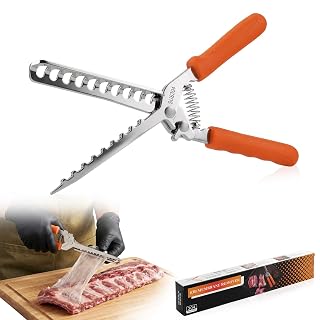 Rib Membrane Remover Tool, 304 Food-Grade Stainless Steel Rib Prep Tool - Amazon product rated Grade B