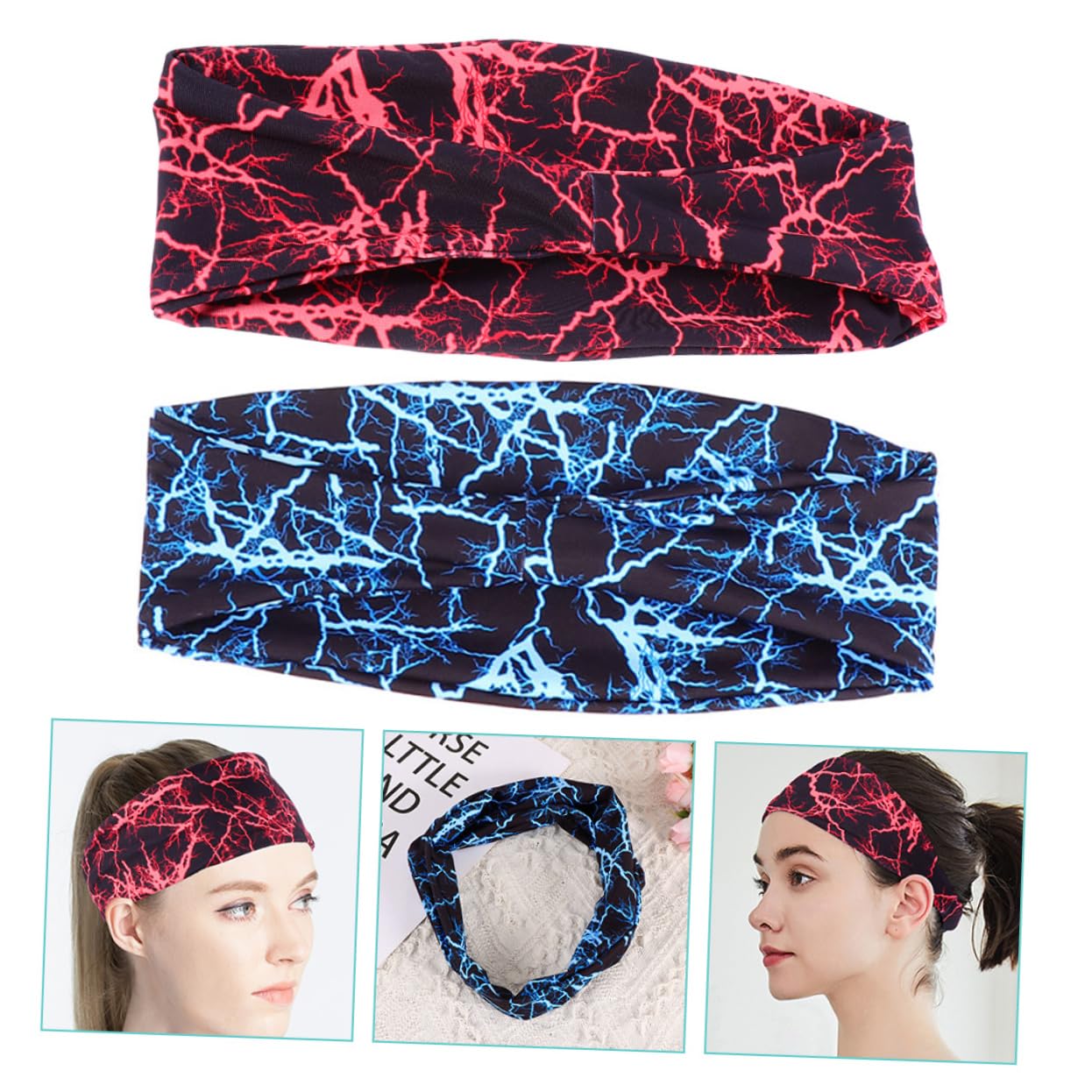Abaodam Cintura Antitraspirante Fitness Fascia Per Con Clip Atletico Gruppo Musicale Sport Fascia Elastica Per Esercizi Fascia Per Da Allenamento Spandex