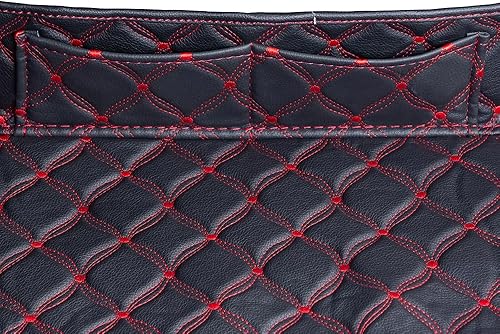 Miniatura 6 de Moto Onfire US Stock Tour Pack Forros de Alfombras Insertos para HarleyAB Tour Pack Maleta (Rojo, Razor Tour Pack)