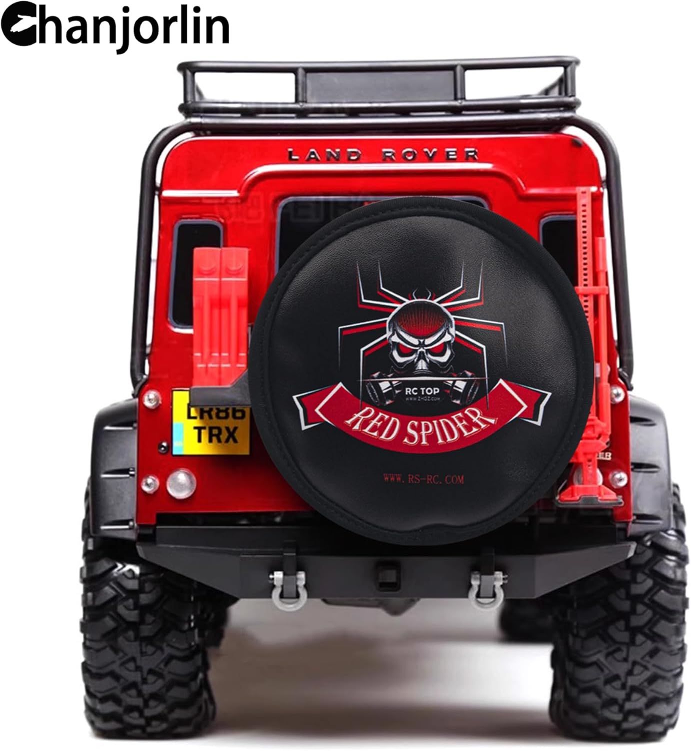 1/10 RC Simulation Spare Tires Cover Leather Tyres Dustproof Cover Accessories for 115-120mm Tires 1:10 Crawler Truck Car Traxxas TRX4 Axial SCX10 III RC4WD D90 TF2 Gen8 RR10