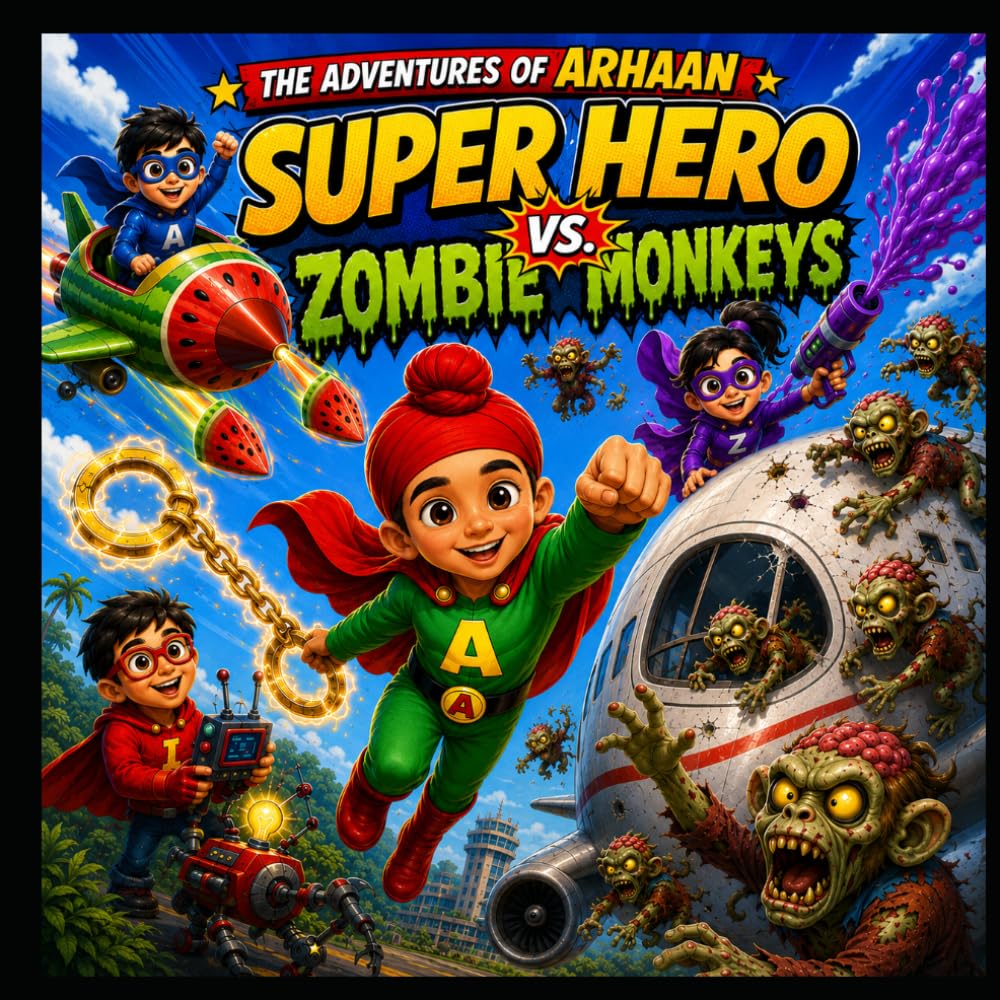 Super Hero vs. Zombie Monkeys: The Adventures of Arhaan