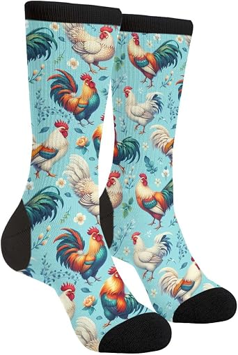 Novelty Crew Socks, Calf Socks For Men Women