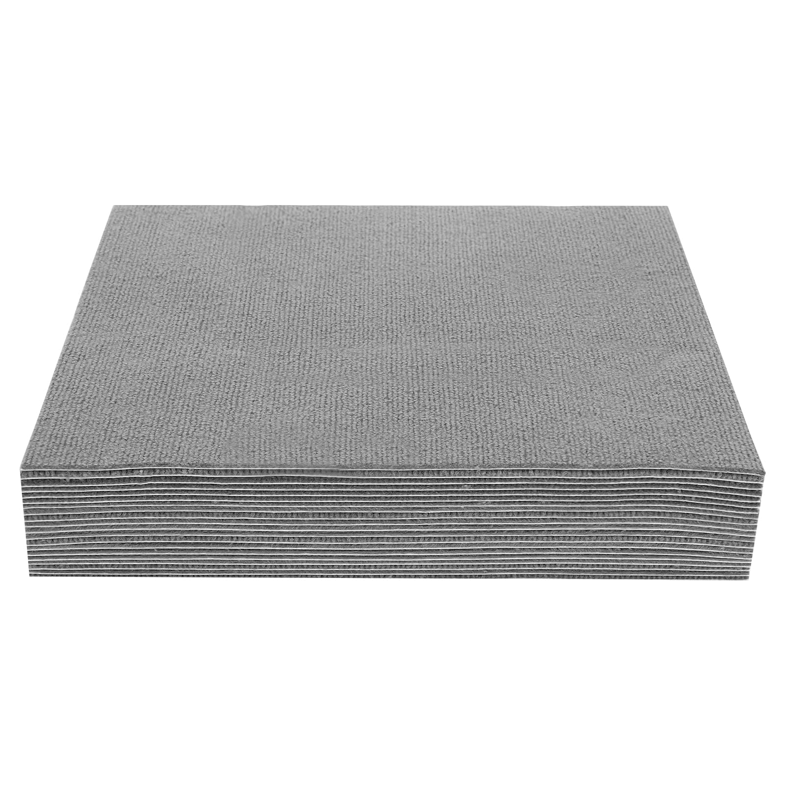 20 baldosas cuadradas para alfombras, autoniveladas, 50 x 50 cm, resistentes, con parche adhesivo para todas las áreas, hogar, oficina, dormitorio, antideslizante, gris claro, 5 ㎡
