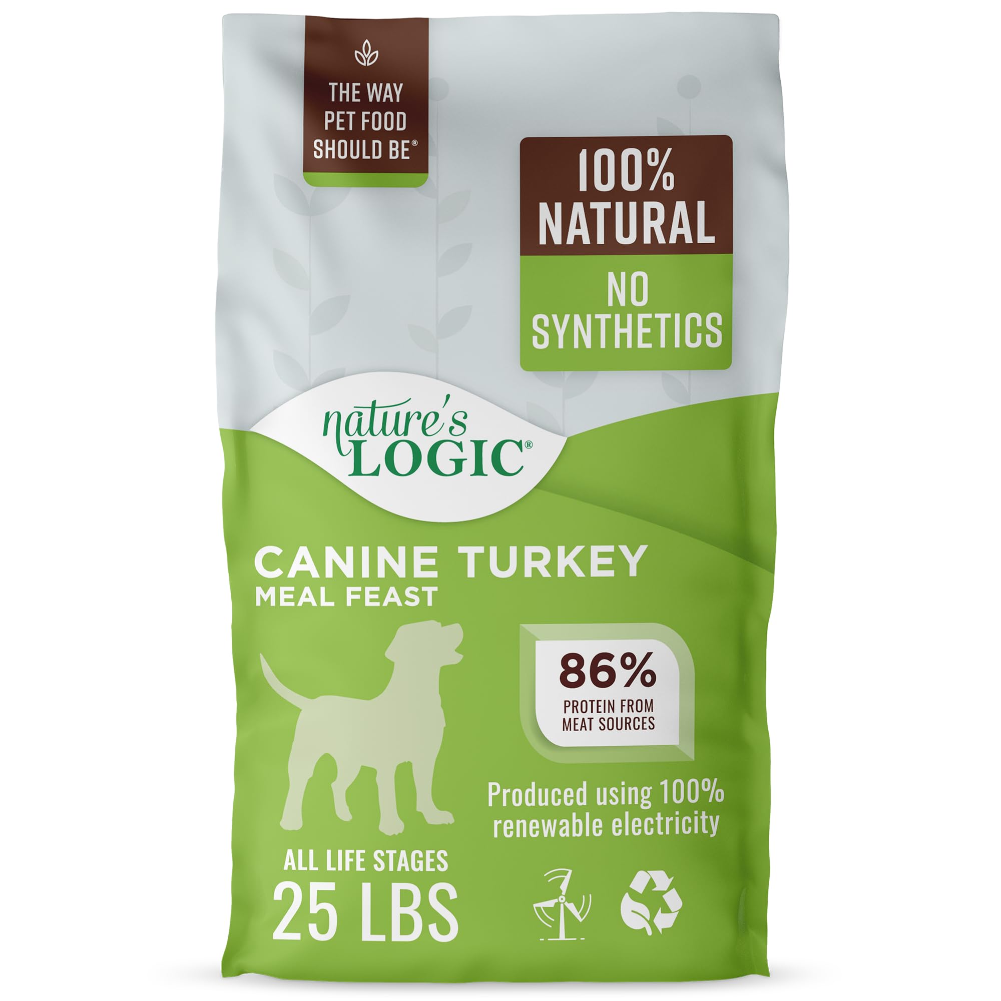 Amazon.com: NATURE'S LOGIC Dry Dog Food - Turkey Meal Feast Dry