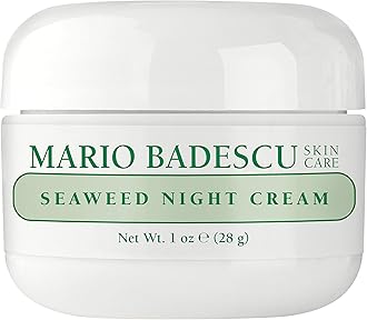 Mario Badescu Seaweed Night Cream - For Combination/Oily/Sensitive Skin Types, 1 Ounce (Pack of 1)