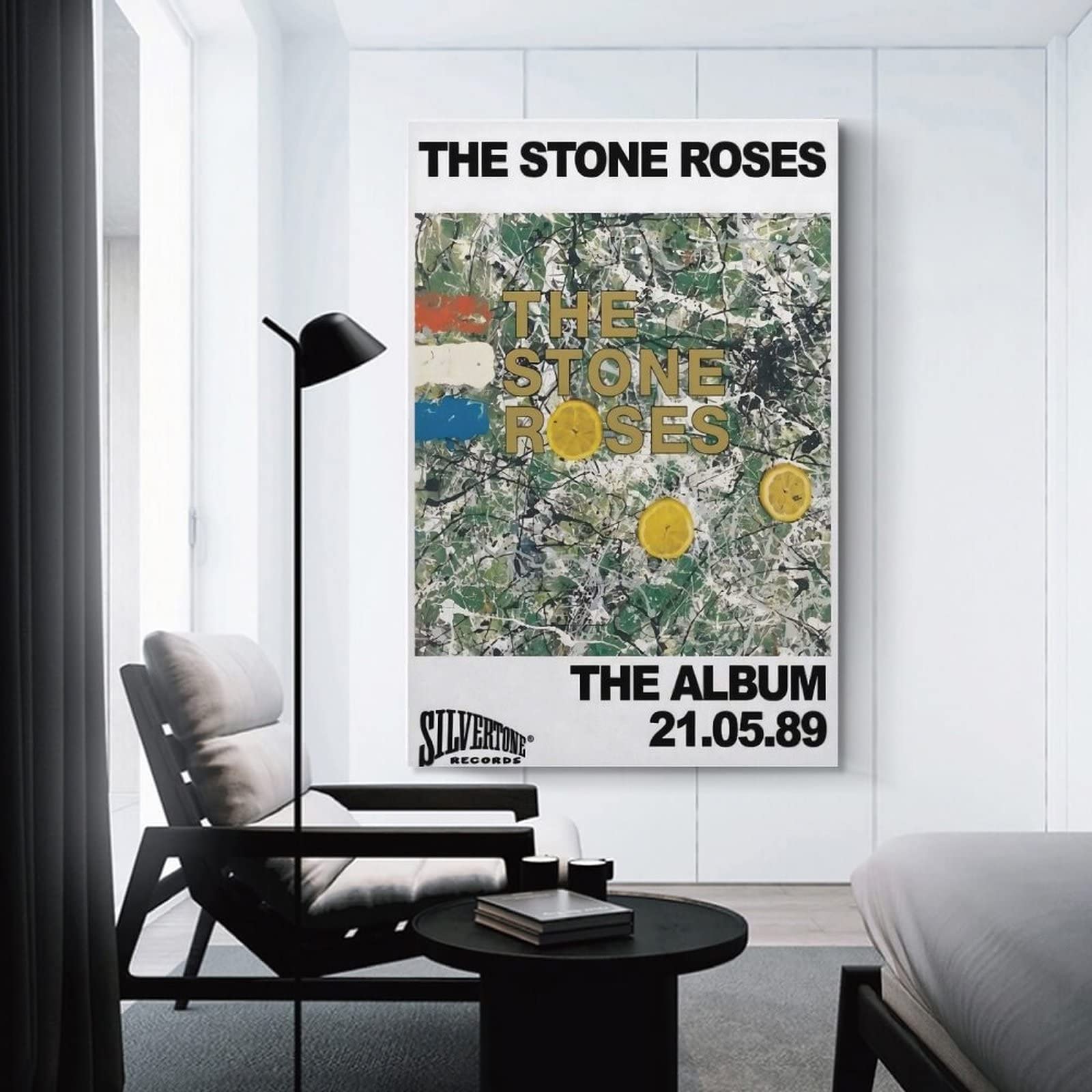 The Stone Roses Iconic Album copertina su tela Poster Wall Art Decor Stampa Quadri per soggiorno camera da letto Decorazione Tela: 30 x 30 cm