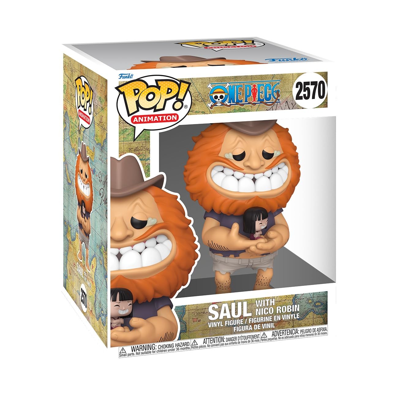 Funko POP! Super: One Piece - Saul with Nico Robin