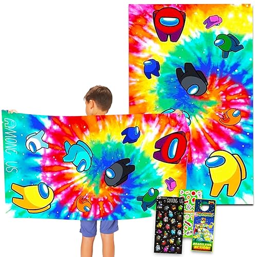 P.M.I. Among Us Beach Towel Bundle Set - Bundle with
