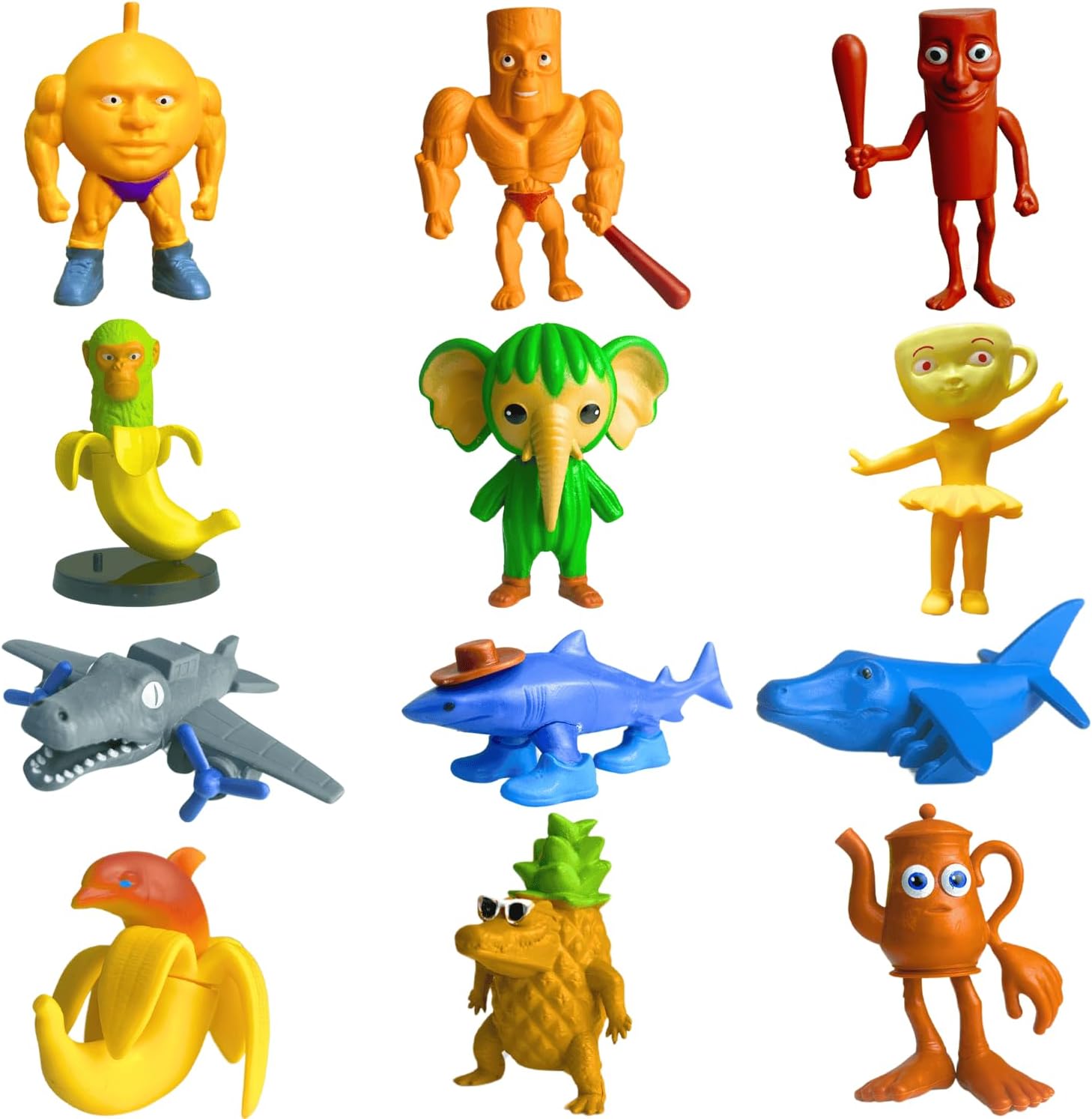 Tralalero Tralala Action Figure 12pcs Shark Collectible