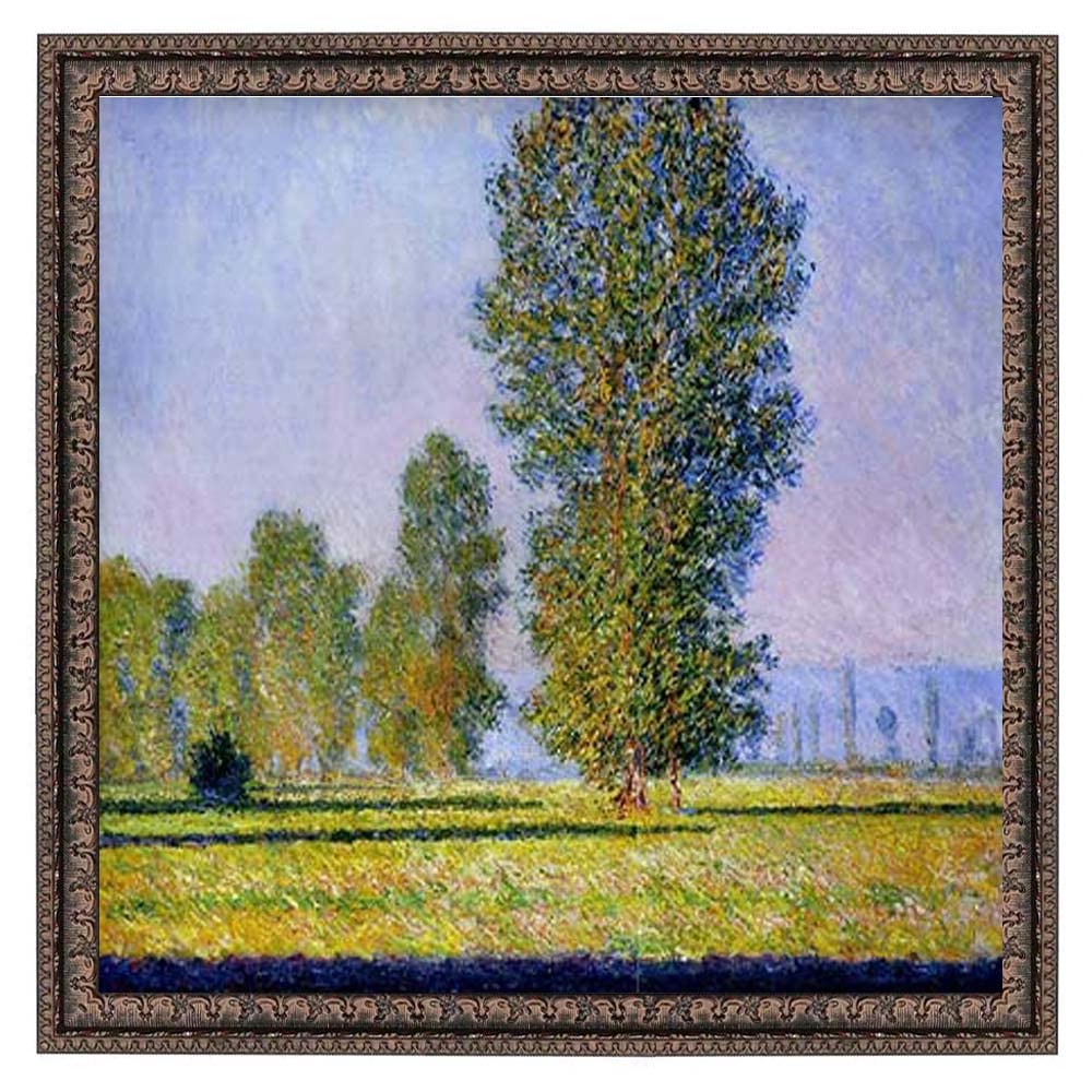 Amazon｜《リマッツの芝生》著者：クロード・モネ アートパネル油絵 