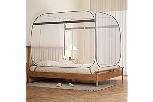 Portable Bunk Beds for Kids Camping: Pop-Up Mosquito Net Tent