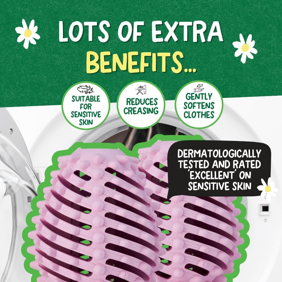 Ecoegg Spring Blossom Dryer Egg, Pack of 2, 2 Piece