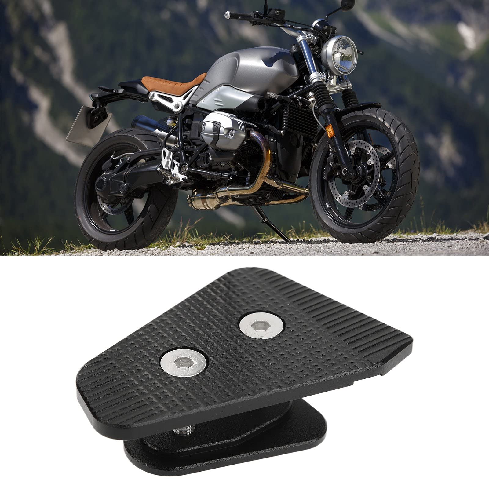Qiilu Ingranditore del Pedale del Freno Pedale della Leva del Freno Ingrandire Pad Estensione Leva del Freno Ingranditore Sostituzione per G310GS G310R F750GS F850GS(Nero)