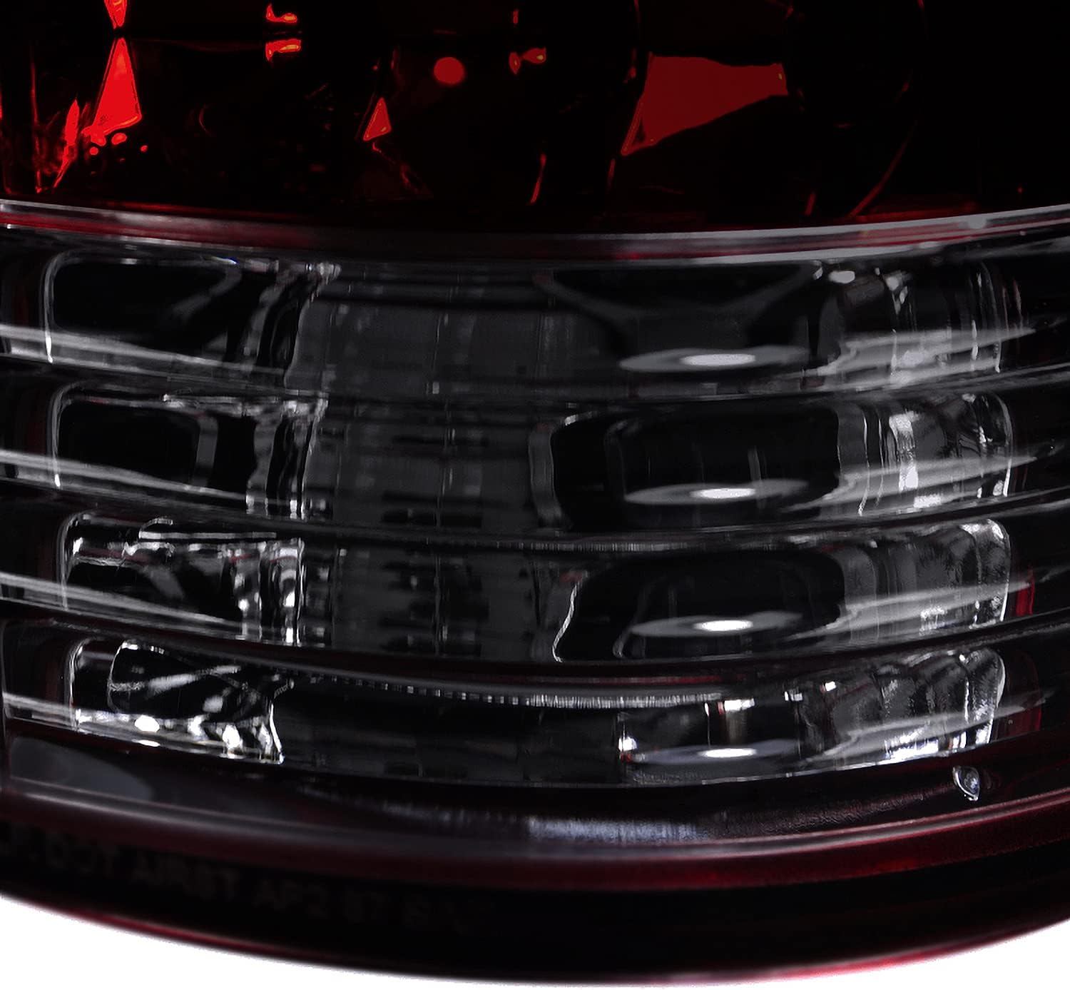 SPEC-D TUNING Red Smoke Lens LED Tail Lights Compatible with Chevy/GMC C/K 1500/2500/3500 Truck Left + Right Pair Assembly