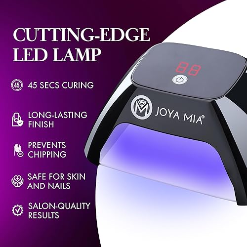 Miniatura 4 de JOYA MIA Secador de uñas V10S, luz UV profesional para uñas, lámpara de uñas con luz UV para curar esmalte de gel, lámpara UV con placa de acero