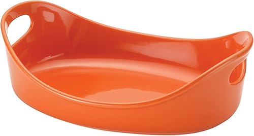 Miniatura 6 de Rachael Ray Gres - Panadero cuadrado de 2 cuartos de galón, naranja