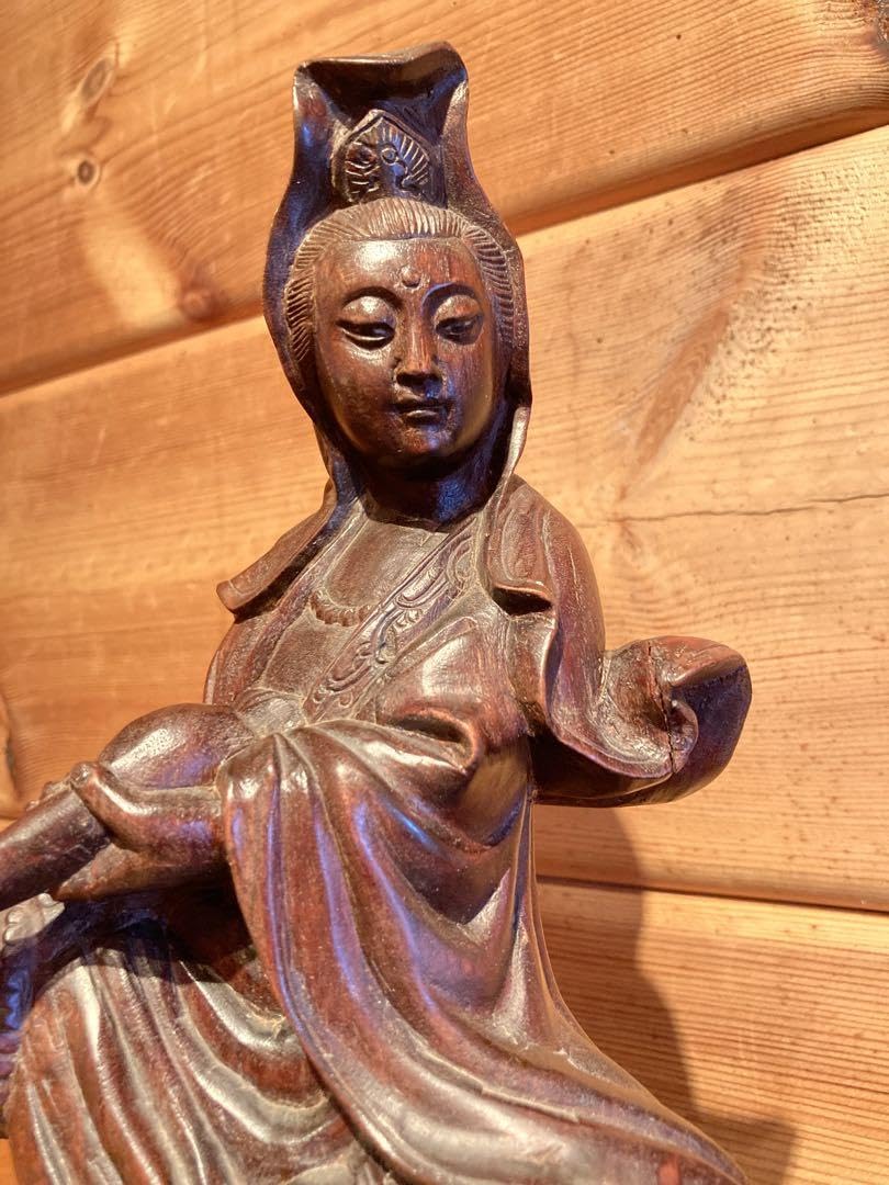 木製 観音 立像 観音様 仏像 骨董