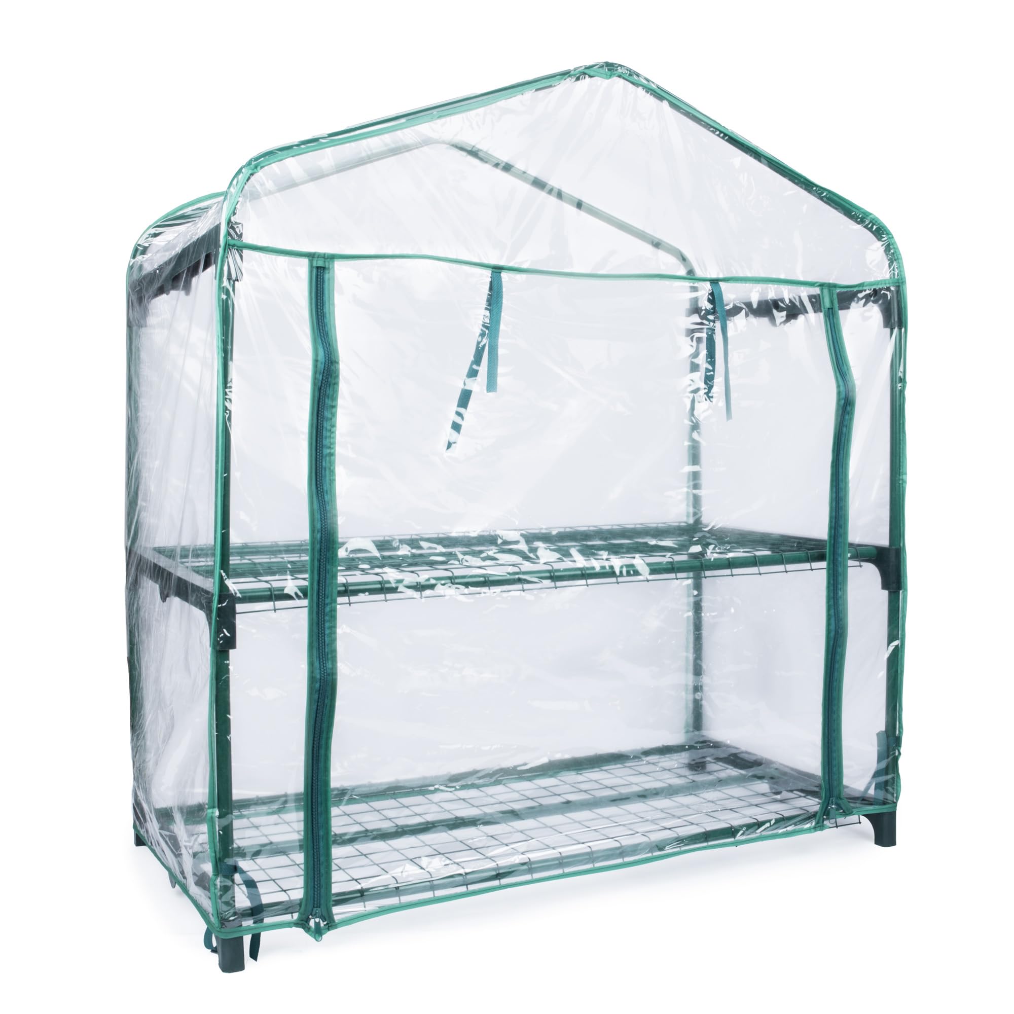 Educational Insights GreenThumb Greenhouse With Vinyl Cover, Perfect For Classroom, Home, and Herb Gardens- Indoor/Outdoor Gardening