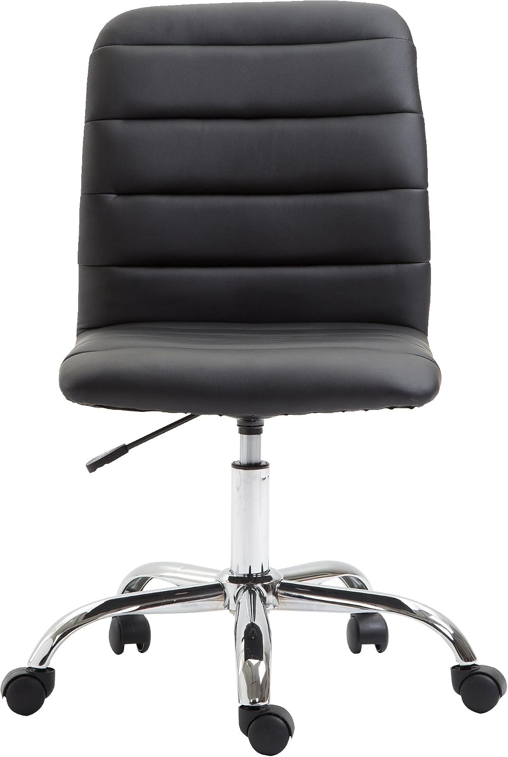 EdgeMod Polox Task Chair in Vegan Leather, Black