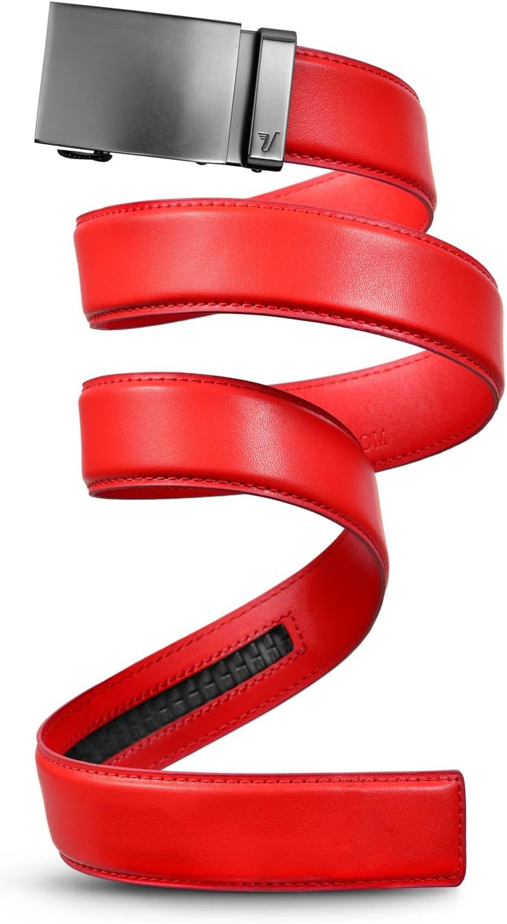 Mission Belt Men's Leather Ratchet Belt, 40mm Metal Collection