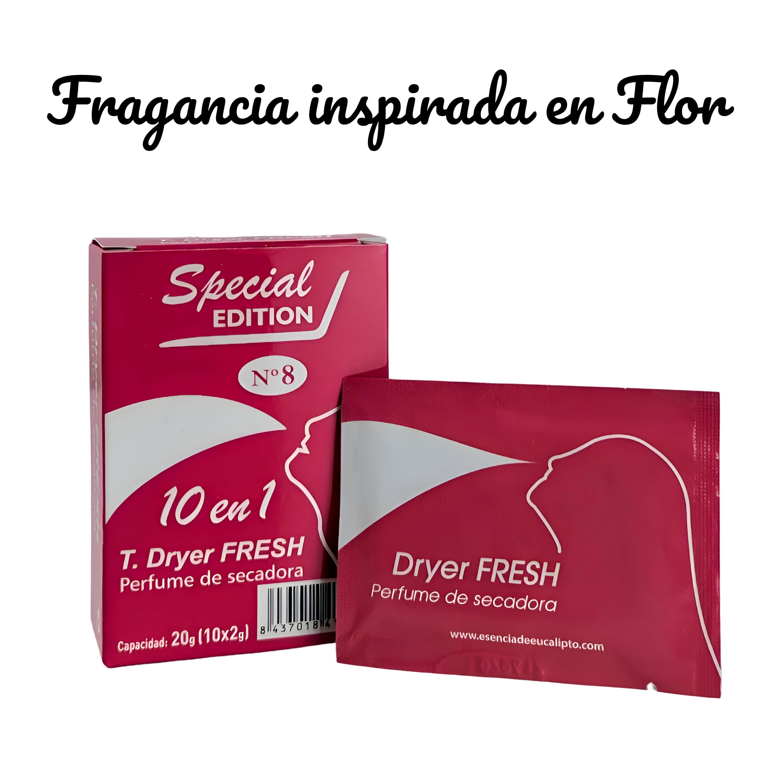 Dryer FRESH - Toallitas secadora perfumadas - Suavizante antitabaco perfumador de ropa duradero - Desodorizante profesional de ropa limpia - Perfume quita olores tejidos - Olor Floral (100 lavados)