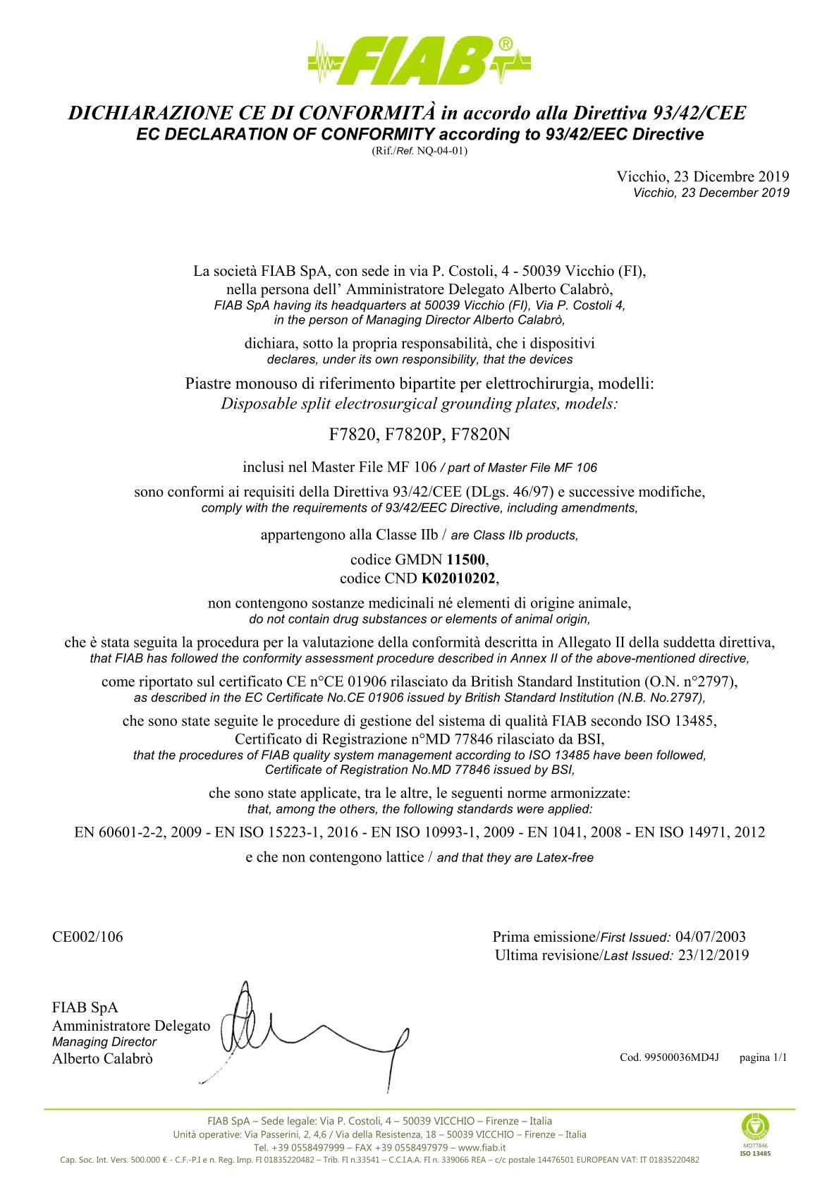 GIMA Placca Bipartita Rem Monouso Adulti, Confezione 25 Pezzi
