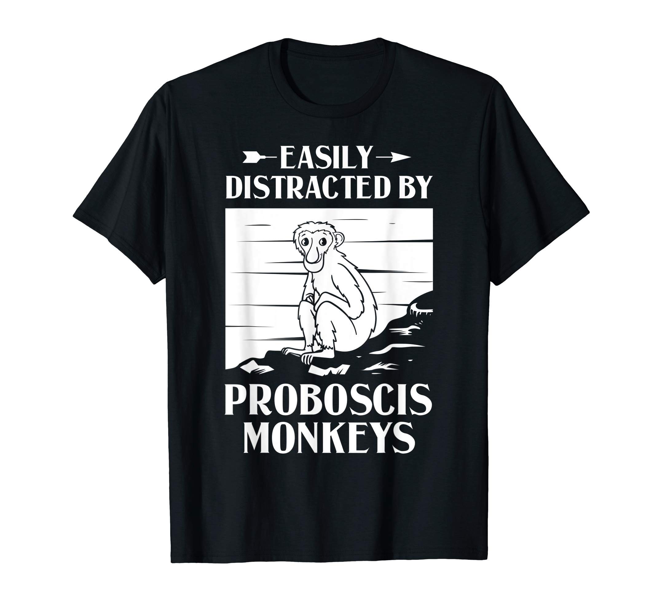 Proboscis Monkey Funny Long Nosed Monkeys T-Shirt