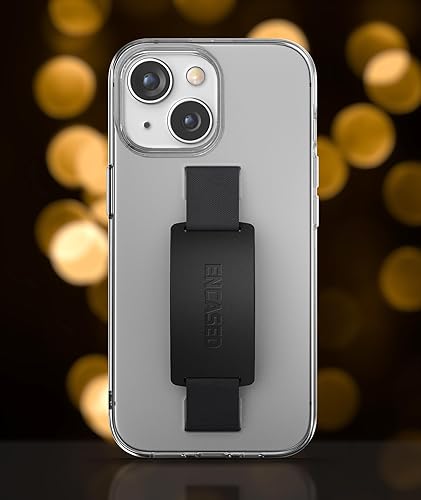 Miniatura 5 de ENCASED Funda con lazo para dedos, diseñada para iPhone 15 Plus (2023), funda de agarre con correa de mano con soporte de silicona suave al tacto