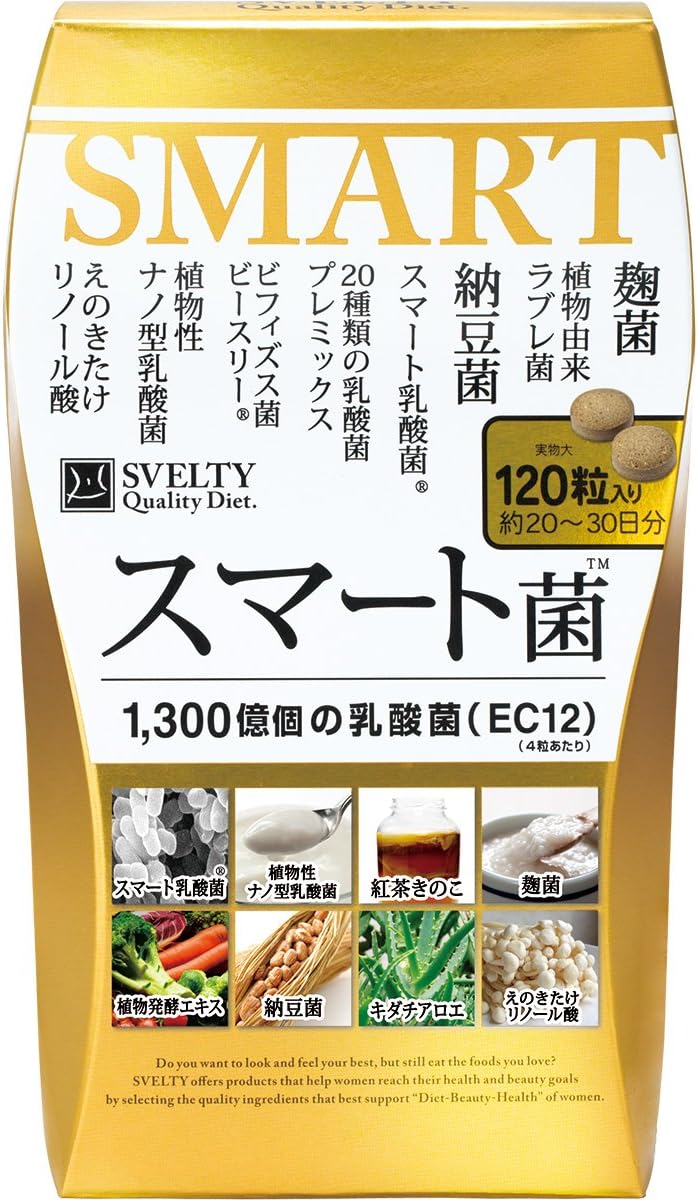 Svelty Japan Suberuti Chokirei Smart Fungus 120 Capsules