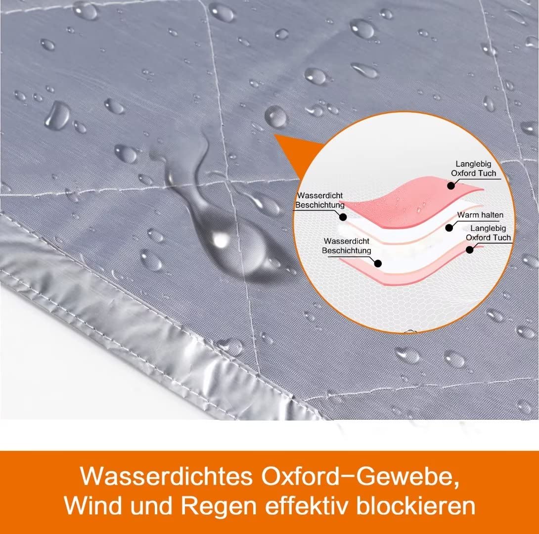 Magnetisch thermo-deurgordijn, 100 x 200 cm, koudewerend gordijn voor huisdeur, handen vrij, winddicht, warmtewerend gordijn voor balkondeur, thermogordijn voor deur, winter, donkergrijs