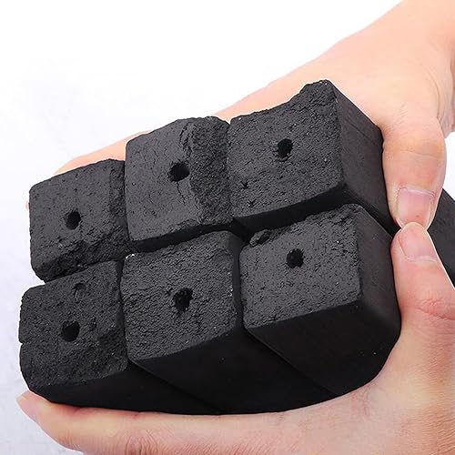 Miniatura 2 de SYSDB.B. QTroncos de carbón de bambú, 100% natural, dura 6 horas, parrilla de carbón sosteniblebarbacoaparrilla de cerámicaparrilla de hervidor