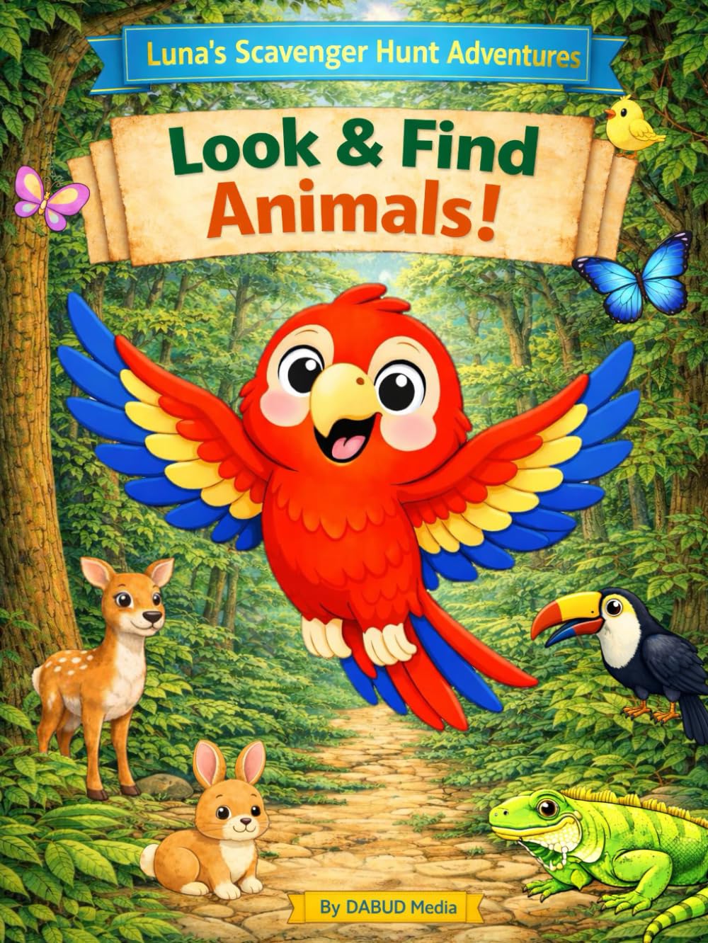 Luna's Scavenger Hunt Adventures: Look & Find Animals!