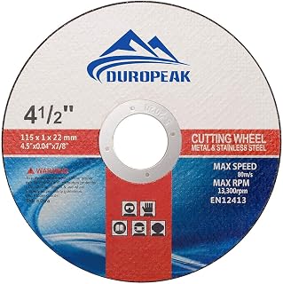 25Pack- 4.5"x0.04"x7/8" Cut Off Wheels Cutting for Metal & Stainless Steel-Cutting Disc for Angle Grinders