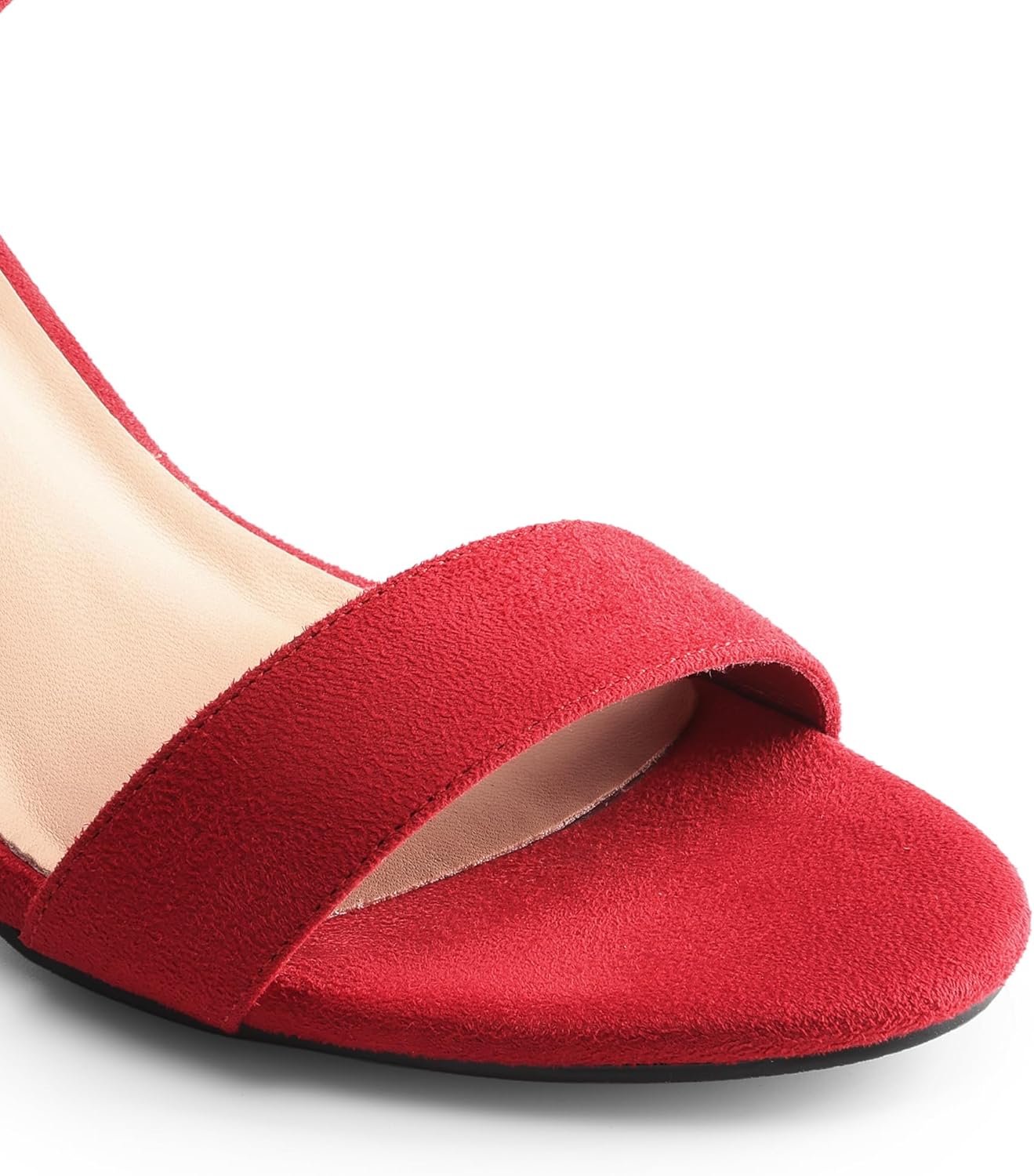 DREAM PAIRS Heels for Women Chunky Block Heel Open Toe Ankle Strap 3.5 Inch Heeled Sandals for Party Date Wedding - Image 5