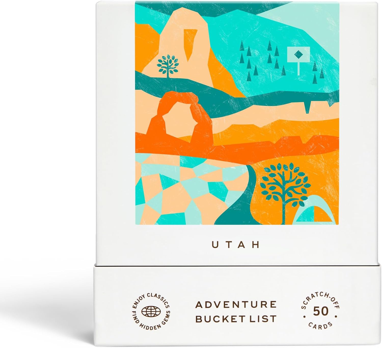 Utah Adventure Bucket List: 50 Scratch-Off Cards for Outdoor Activities, Tourist Attractions, and Road Trips – Perfect Travel Gift and Guide for Exploring