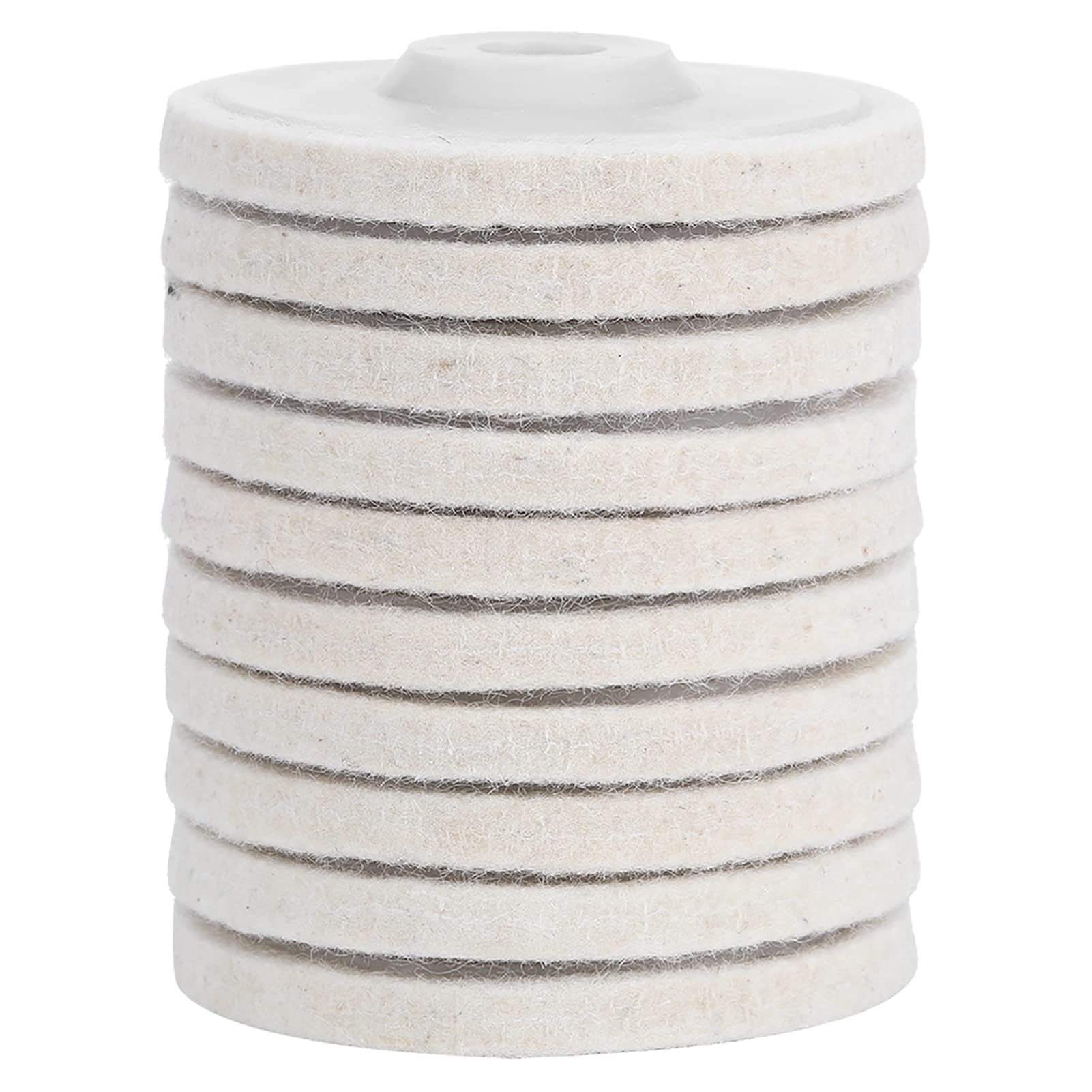 10 sztuk Wool Felt polerskie tarcze polerskie, szlifierki kątowe, tarcze polerskie, tarcze polerskie do wełny, zestaw do polerowania, do biżuterii metalowej, młynka cylindrycznego (cienka wełna)