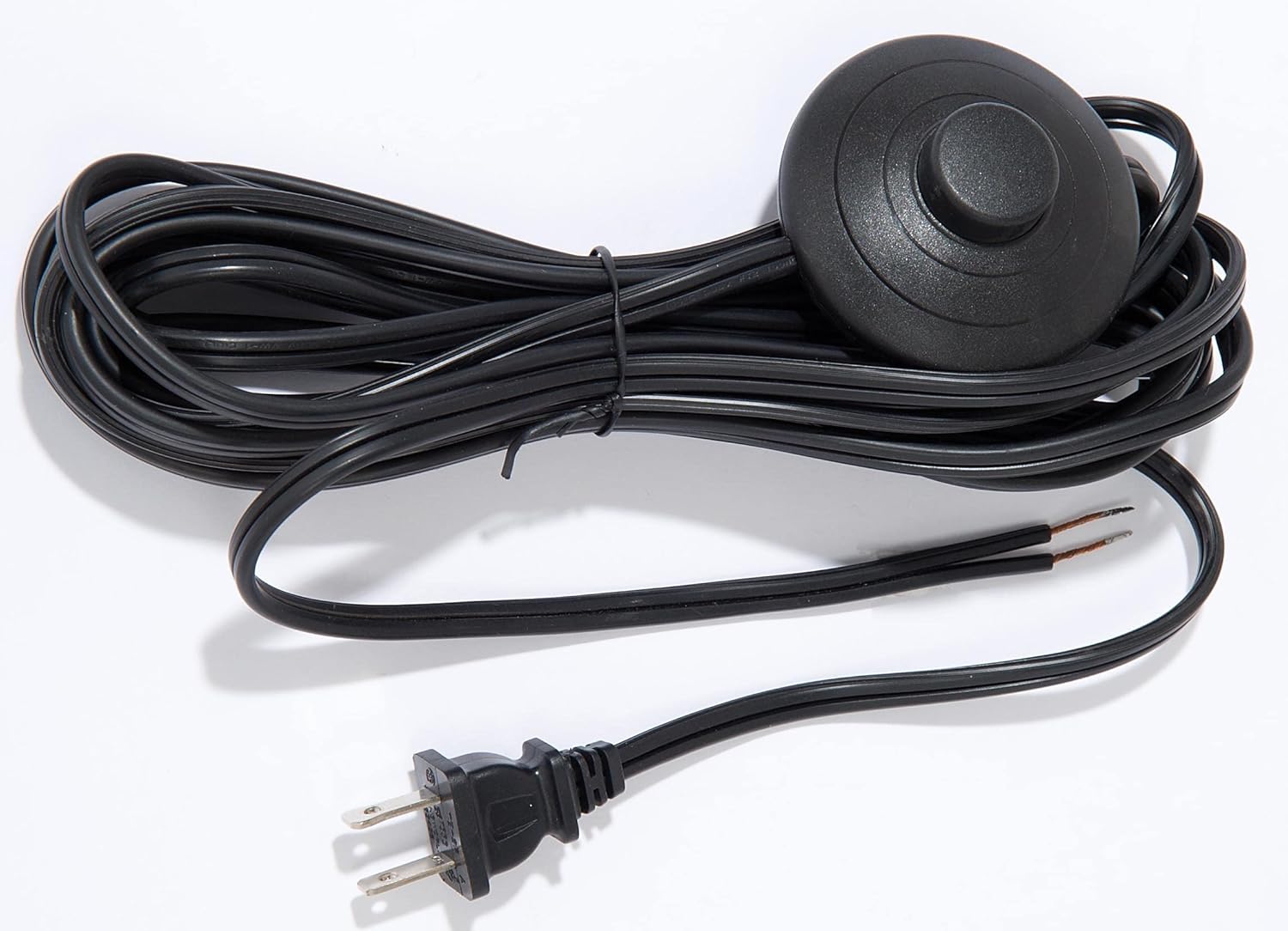 B&P Lamp 19 Feet Long Plastic Lamp Cord with Foot Switch