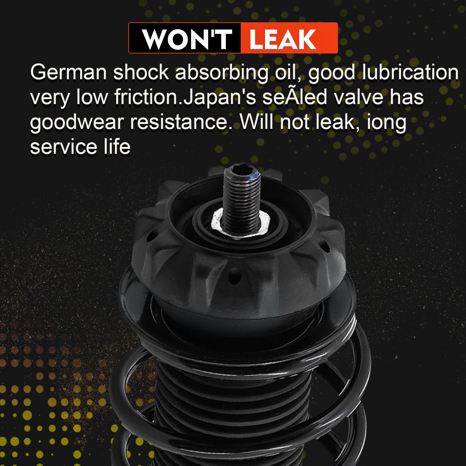 2PCS Front Strut Shock Absorbers Compatible with Smart Fortwo 2008-2015 4513201031 4513202531 4513201831 A4513201031 A4513201031 A4513201831