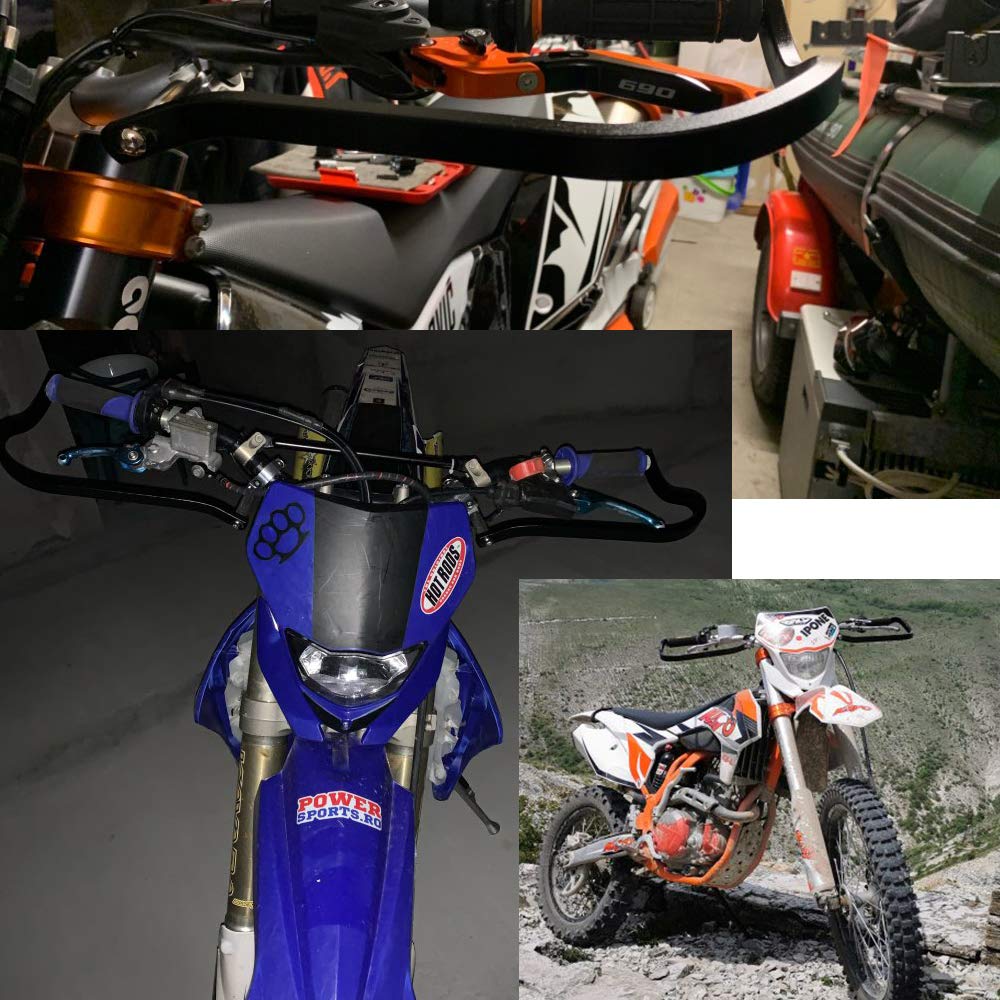 Lenkerschutz aus Aluminium für Motorrad, Motocross, Dirtbike, MX, ATV, für 22 mm Lenker