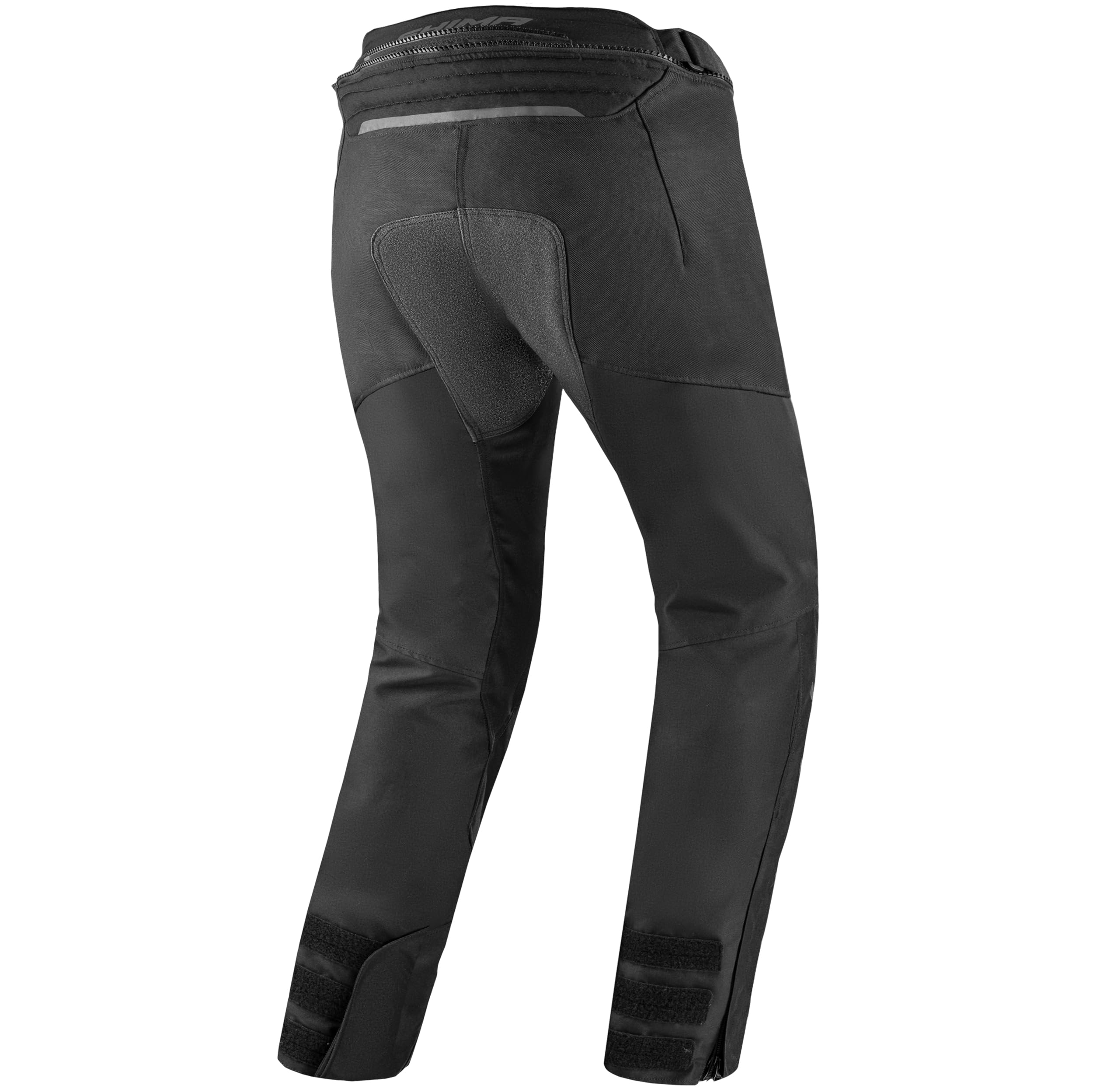 Shima Rush Motorradhose Damen mit Protektoren Mesh | Airforce Knieprotektoren | Sommer Motorrad Hosen Winter Wasserdicht Motorradkombi Motorradjacke Touren (Schwarz, Frauen, Textilehose, Größe 3XL)