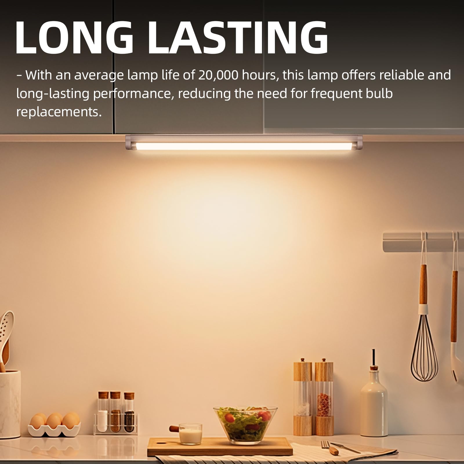 6 Pack F24T5/835/HO Fluorescent Light Bulb, 22 inch T5 Linear Tube 24W 3500K Soft Warm, 1800 Lumens High Output,86 CRI, G5 Mini Bi-Pi Base - image 5