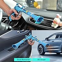 Vista 7 de Tornado Dry Car Cleaning Gun Detailing Interior Secador Pistola de aire para detalles de coche Pistola de aire limpiador de polvo de coche Compresor