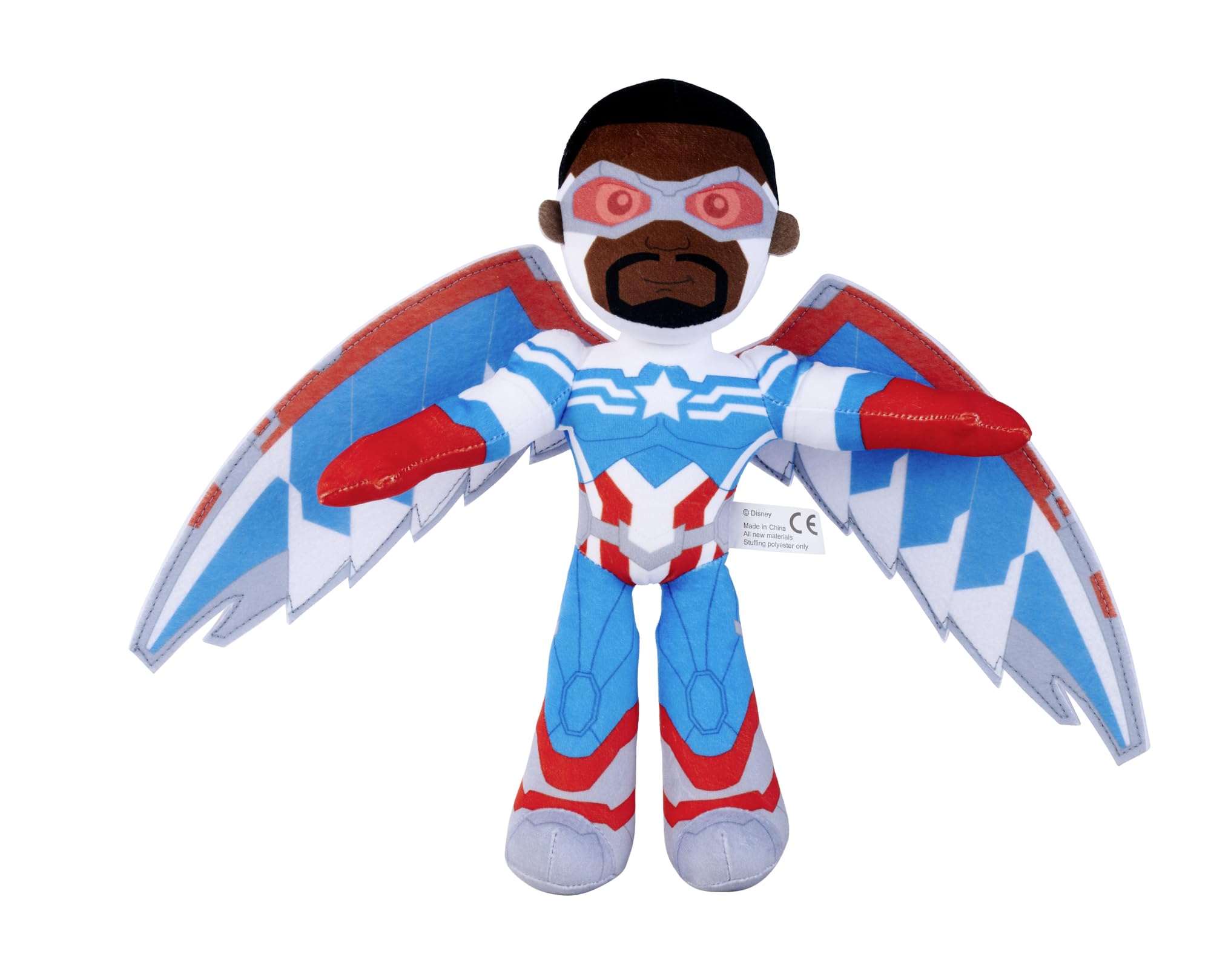 Simba Captain America Sam Wilson poseable 25cm plush toy figure, from the Captain America series