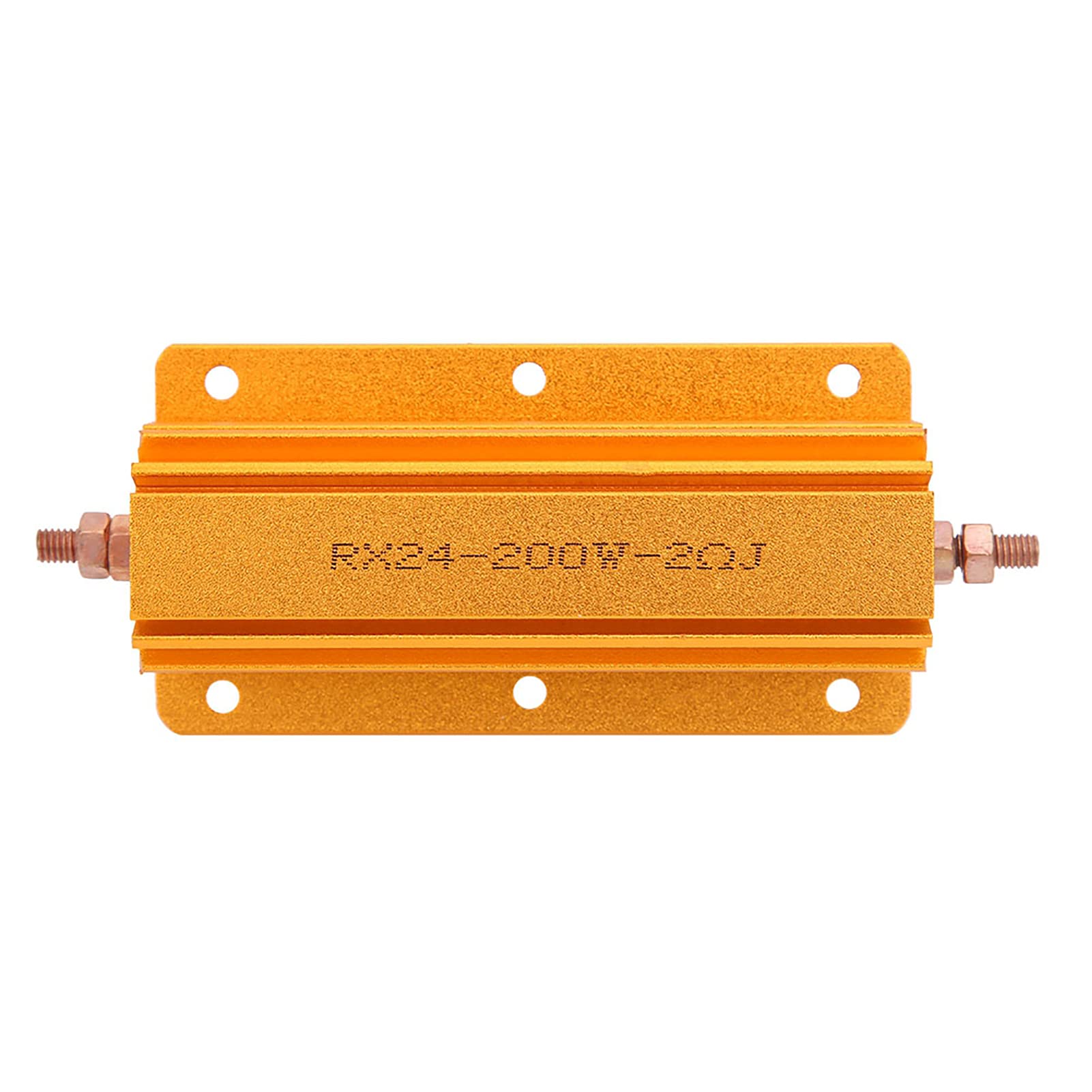 RX24 Professional 200w, Rezystor Mocy Obudowa Aluminiowa Rezystor Mocy 200w 2 2R Wysoki 500w 200 Watt Przemysłowe Materiały Elektryczne